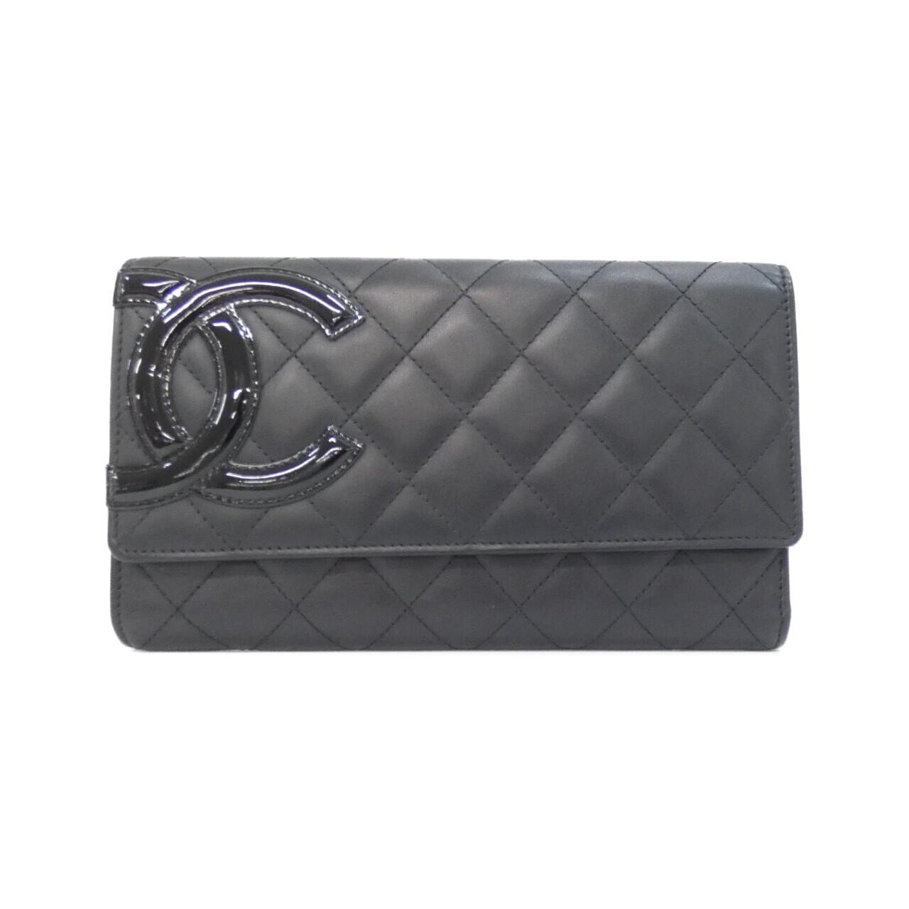 ★SALE【6db1167】シャネル 長財布 マトラッセ キャビアスキン ホワイト シャンパンゴールド金具【中古】レディース C (やや傷や汚れあり)】【6db1167】シャネル 長財布 マトラッセ