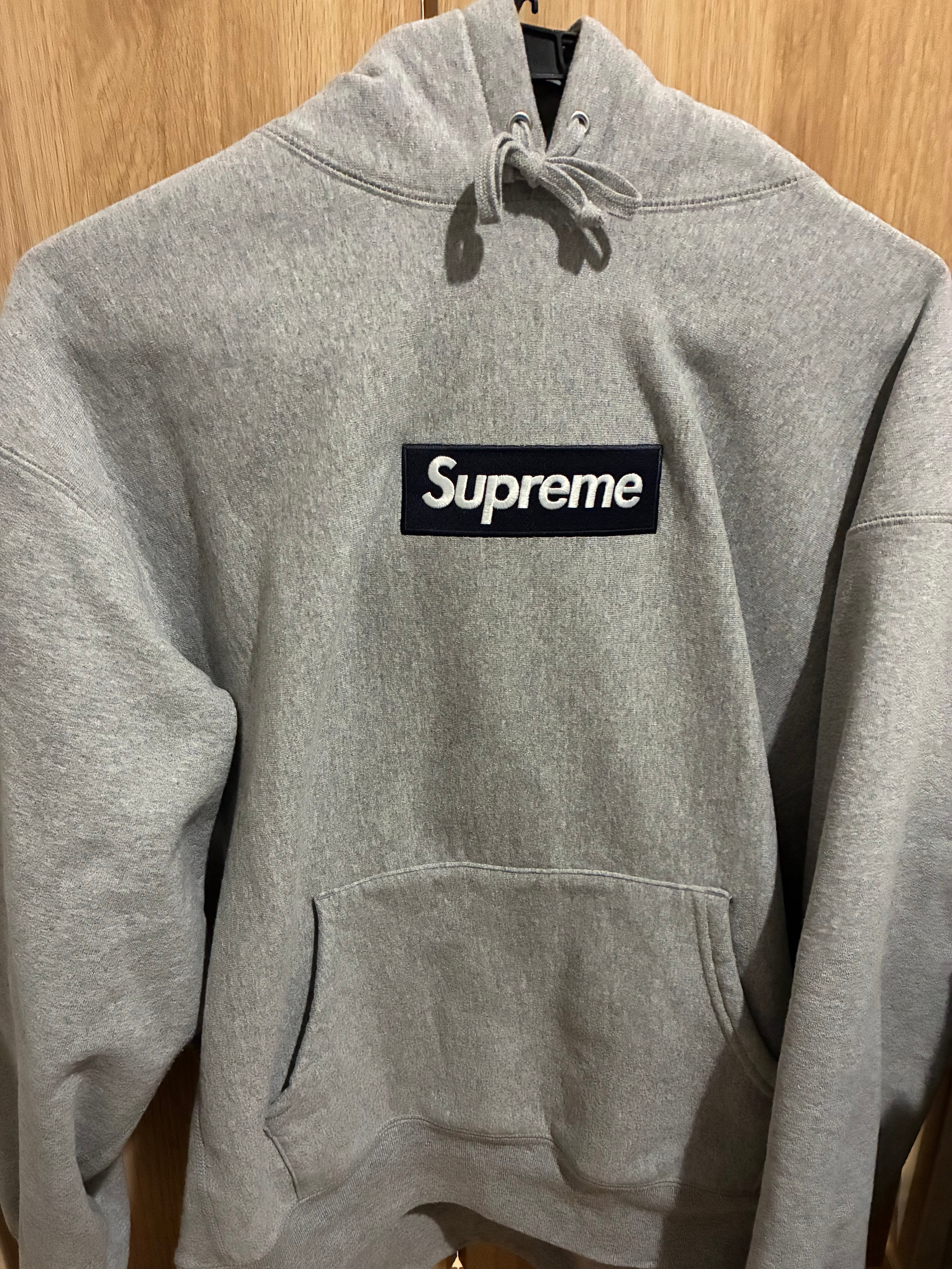 Supreme Box Logo Hooded Sweatshirt (25FW) "Heather Grey"