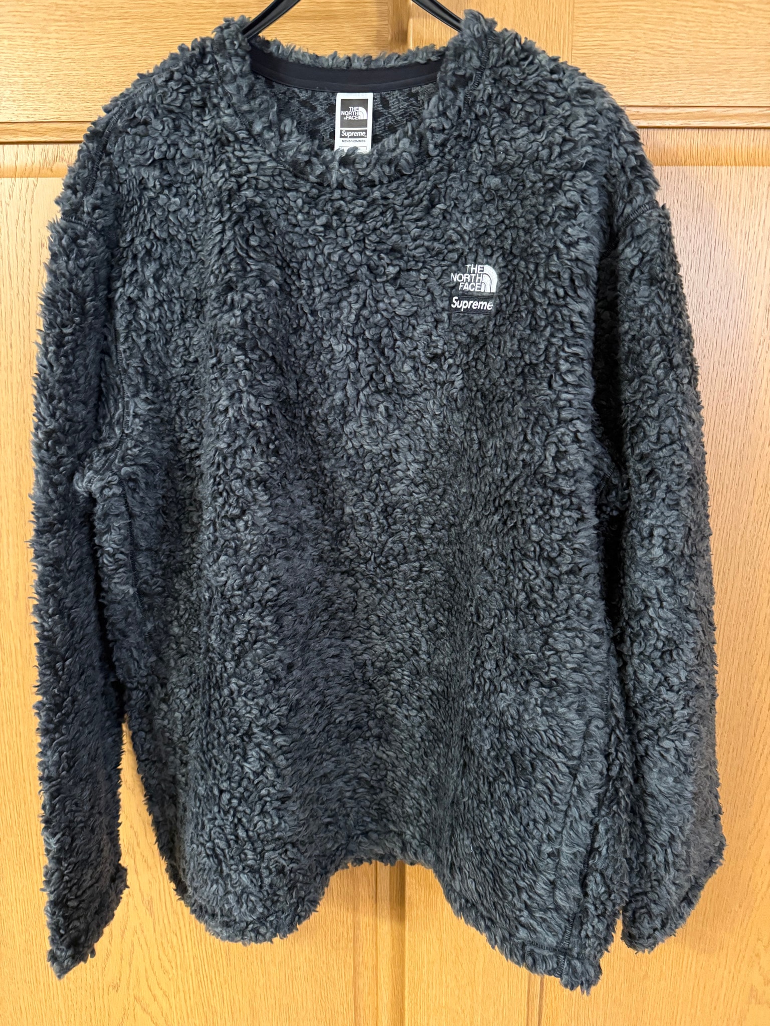 Supreme x The North Face High Pile Fleece Pullover "Black"