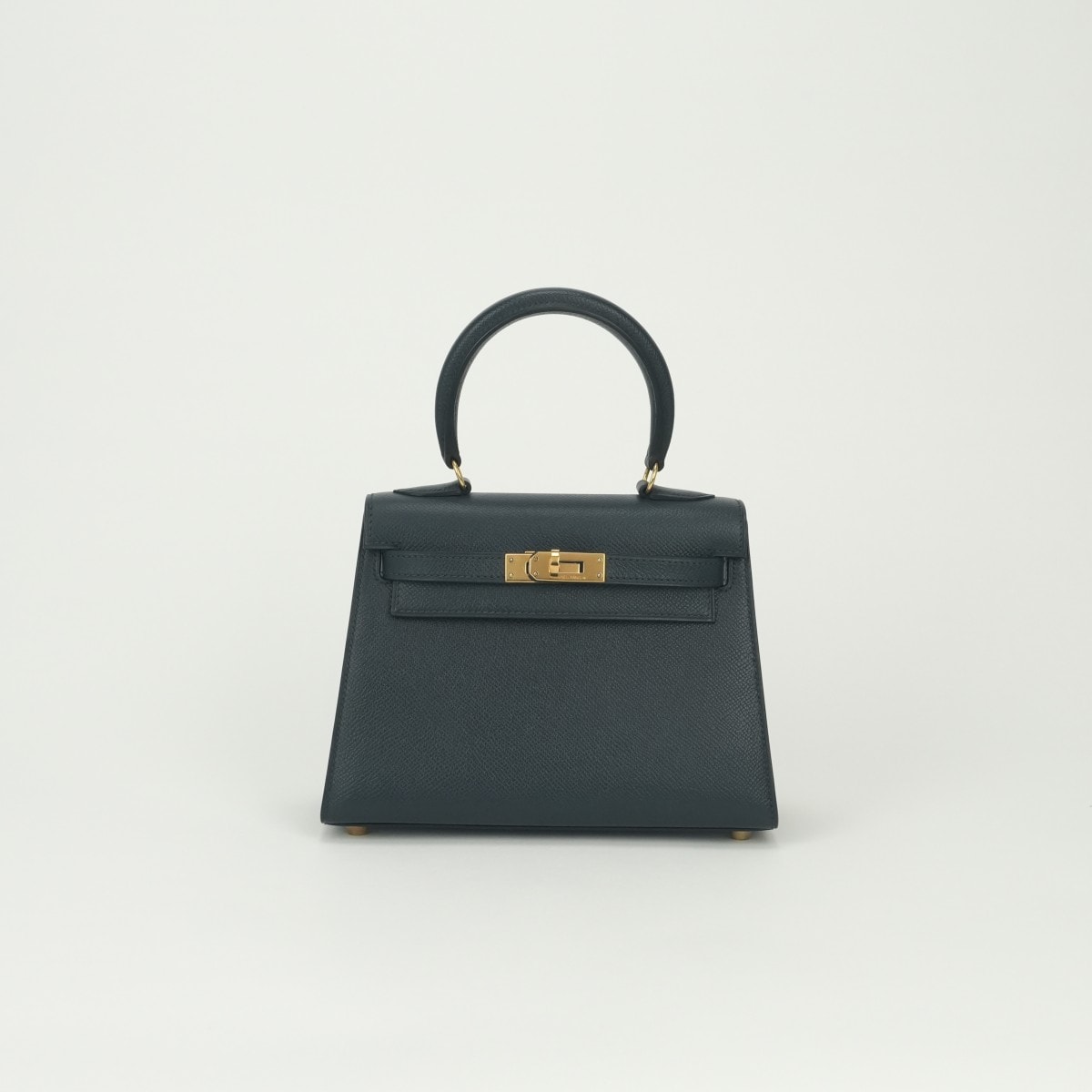 エルメス HERMES ケリー20 ミニケリー バッグ トートバッグ ショルダーバッグ クシュベル ネイビー Navy ネイビー 青 紺 ゴールド金具 ハンドバッグ 2way 外縫い