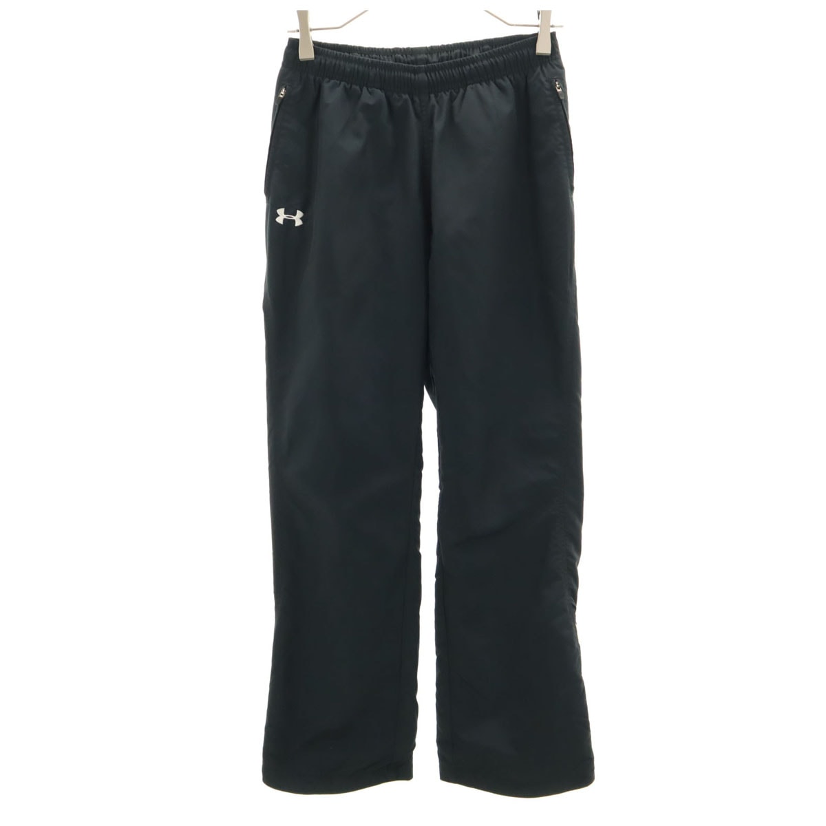 美品 UNDER ARMOUR アンダーアーマー ロングパンツ YXL ネイビー系