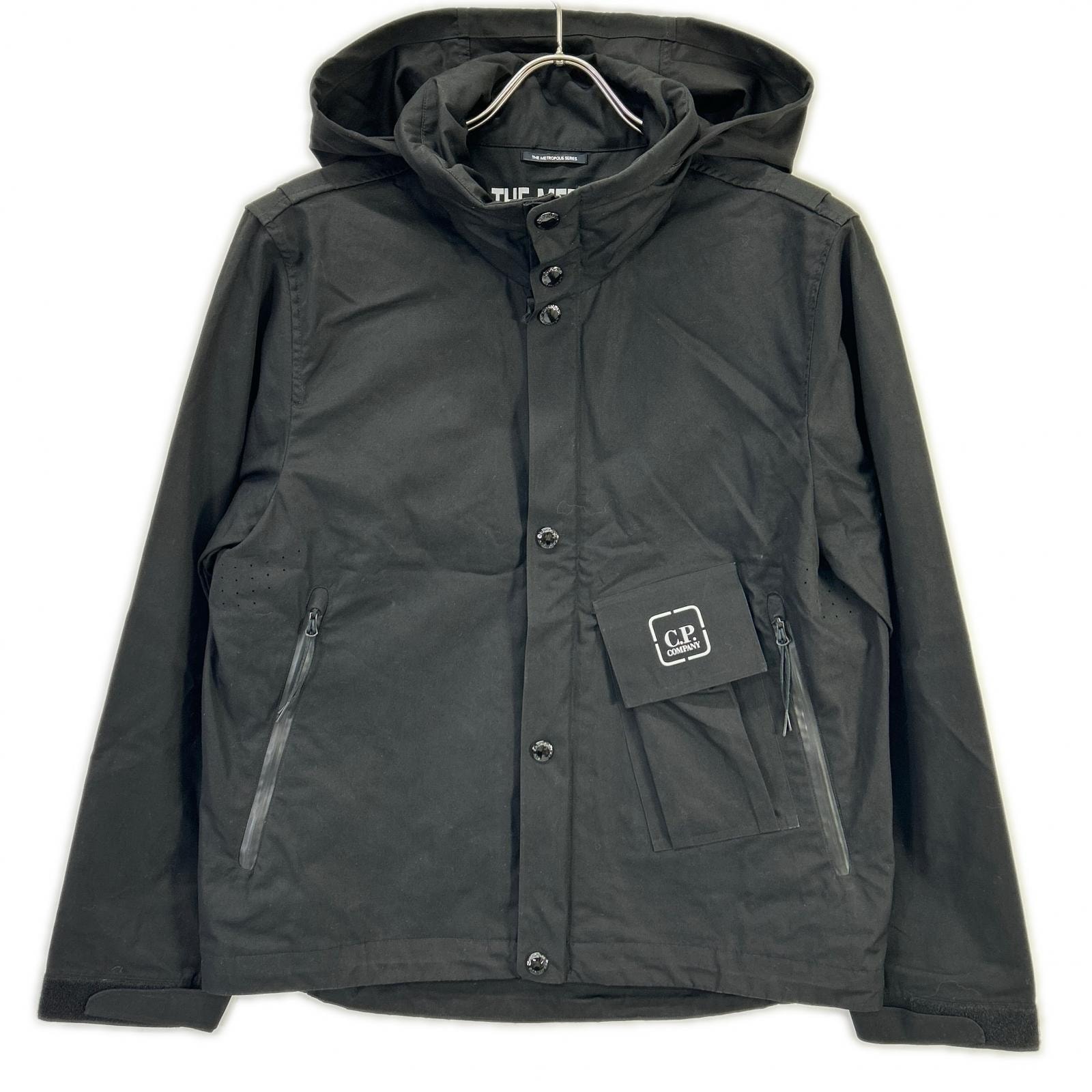 シーピーカンパニー 16CLOW008A 24SS ブラック Metropolis Series HyST Stand Collar Jacket/スタンドカラージャケット 48
