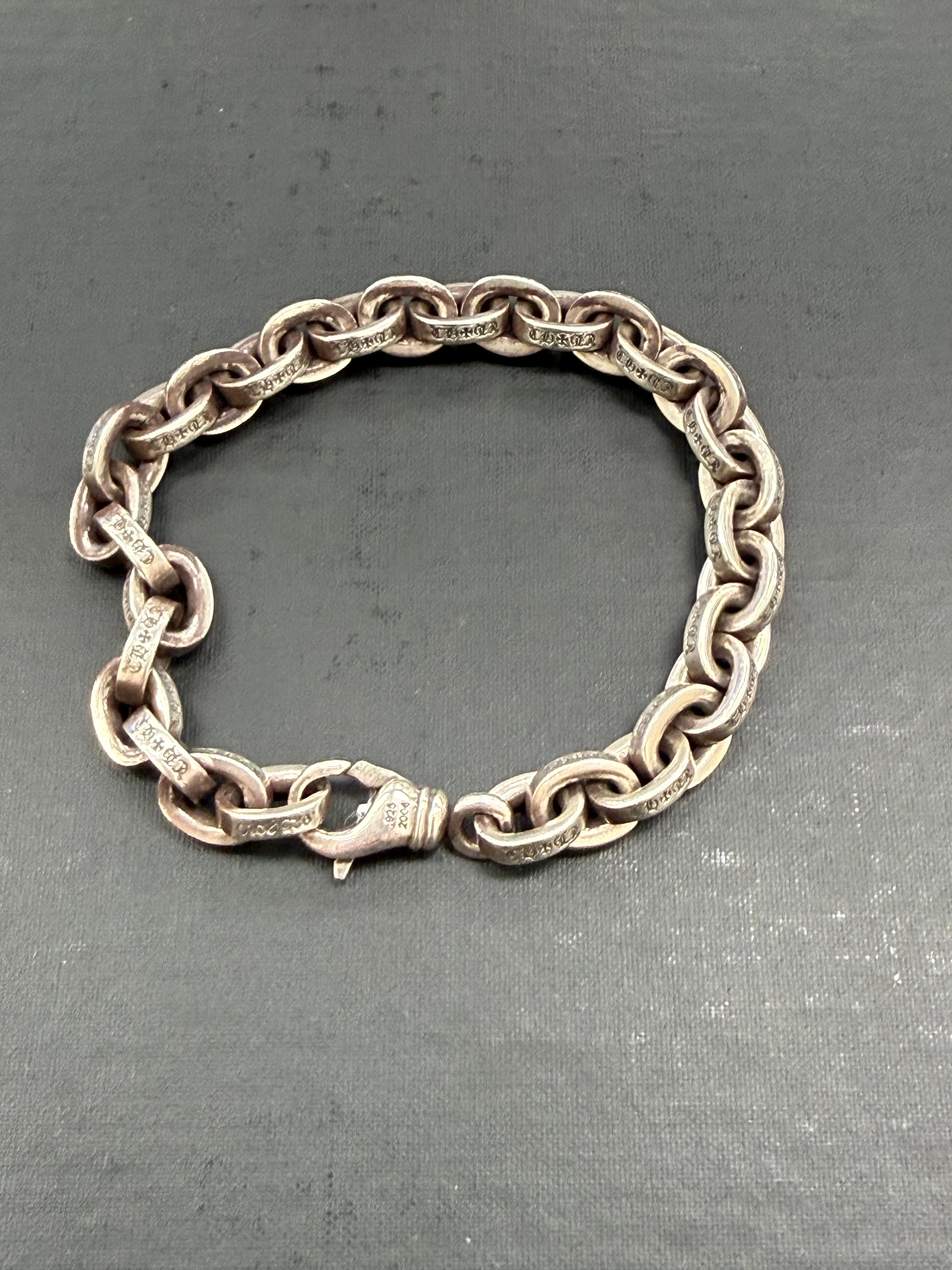 Chrome Hearts Large Paper Chain Bracelet "Silver"