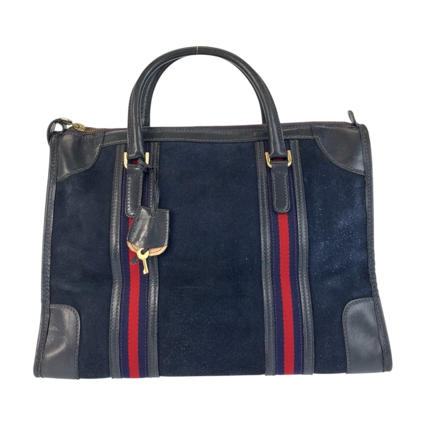 B (目立った傷や汚れなし)】GUCCI グッチ シェリーライン ネイビー B (目立った傷や汚れなし)】GUCCI グッチ シェリーライン ネイビー