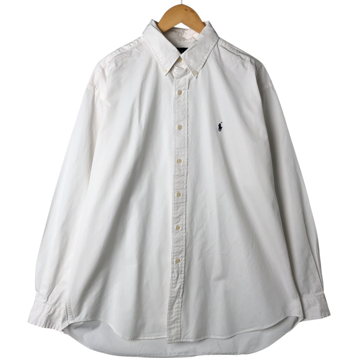 古着 ラルフローレン Ralph Lauren BLAKE 長袖 ボタンダウンシャツ メンズXL相当/eaa548028