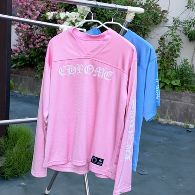 超レアー クロムハーツ ピンク WARM UP JERSEY