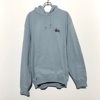 STUSSY BASIC STUSSY HOODIE Light Blue