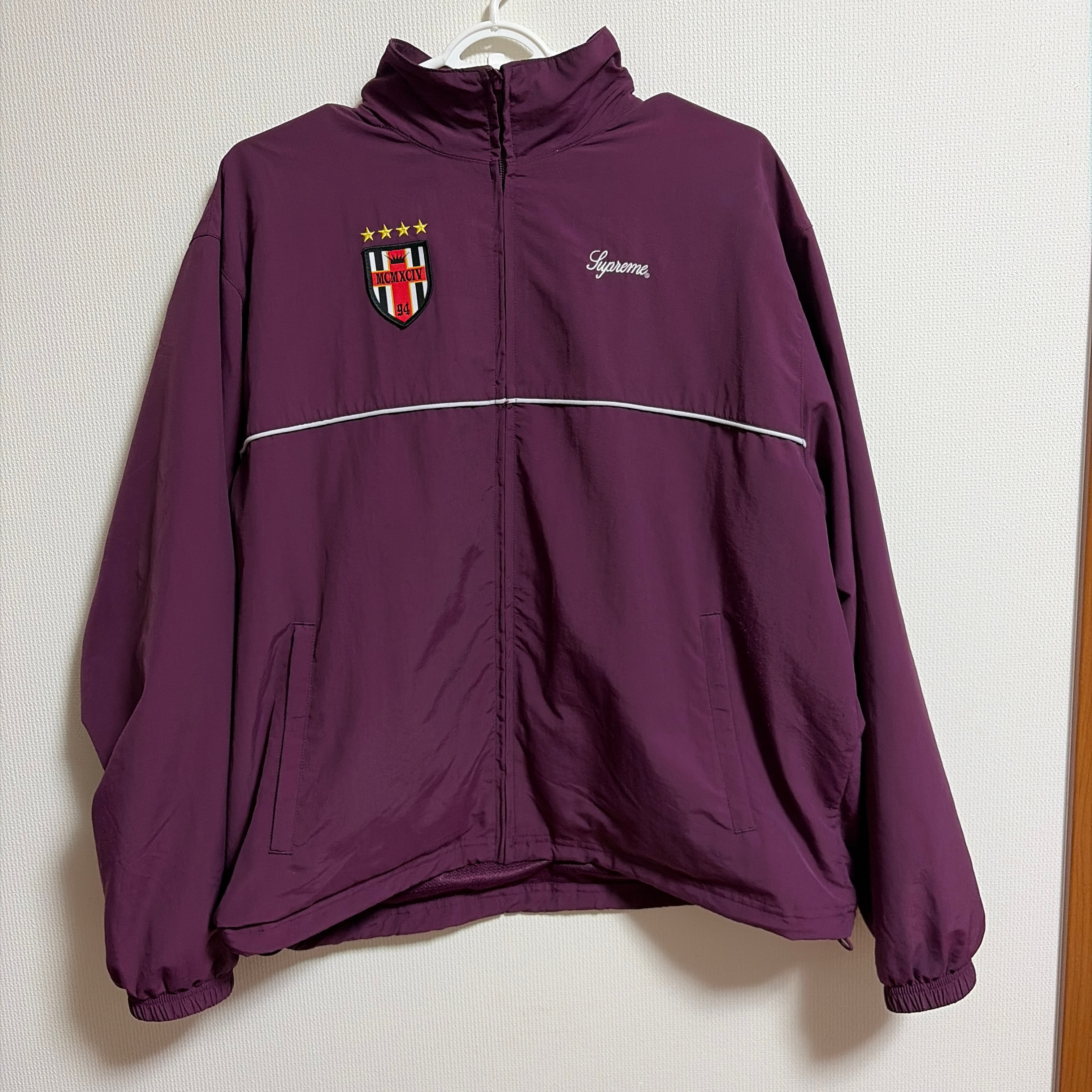 Supreme Cross Track Jacket "Plum"