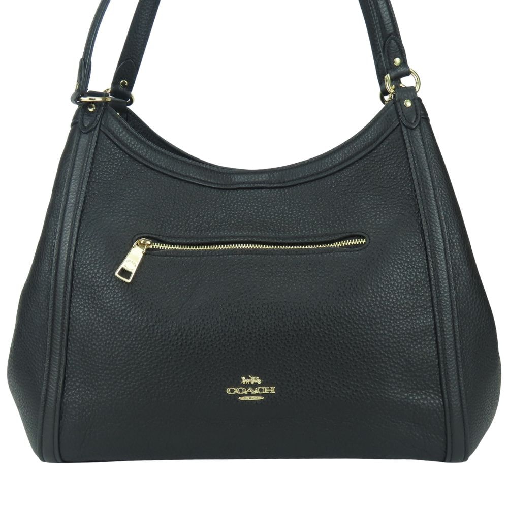 【中古】 コーチ トートバッグ C6231 レザー ブラック ゴールド金具 肩掛け レディース 女性 COACH