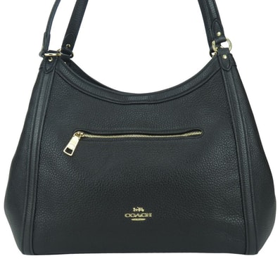 【中古】 コーチ トートバッグ C6231 レザー ブラック ゴールド金具 肩掛け レディース 女性 COACH
