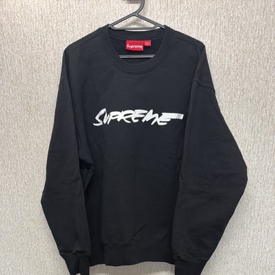 Supreme Futura Logo Crewneck "Black"