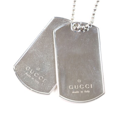 良品 グッチ
ネックレス シルバー メンズ