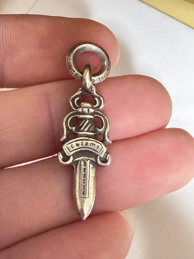 Chrome Hearts # 5 Dagger Charm "Silver"