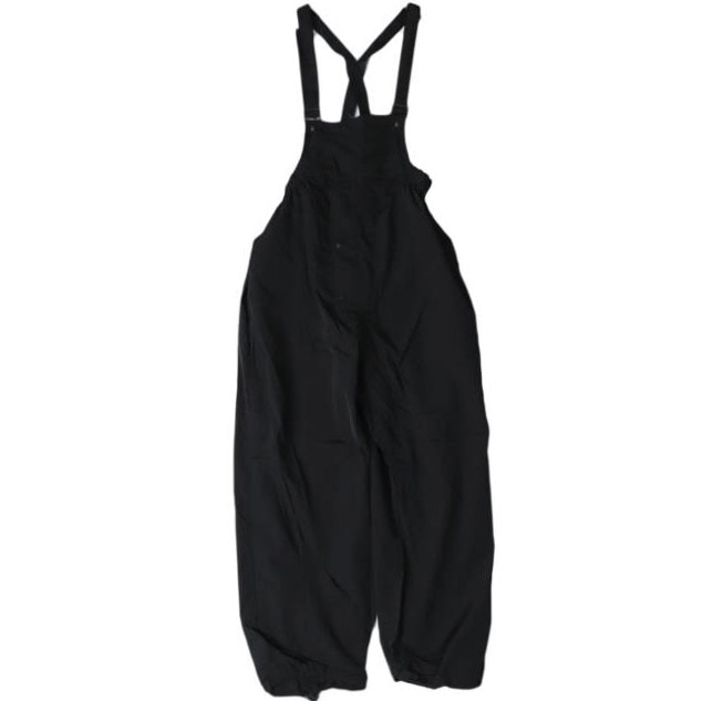 SASQUATCHfabrix. サスクワァッチファブリックス 日本製 NYLON OVERALL リモンタナイロン オーバーオール 20SS-PA9-015 M BLACK オールインワン ジャンプスーツ g28004