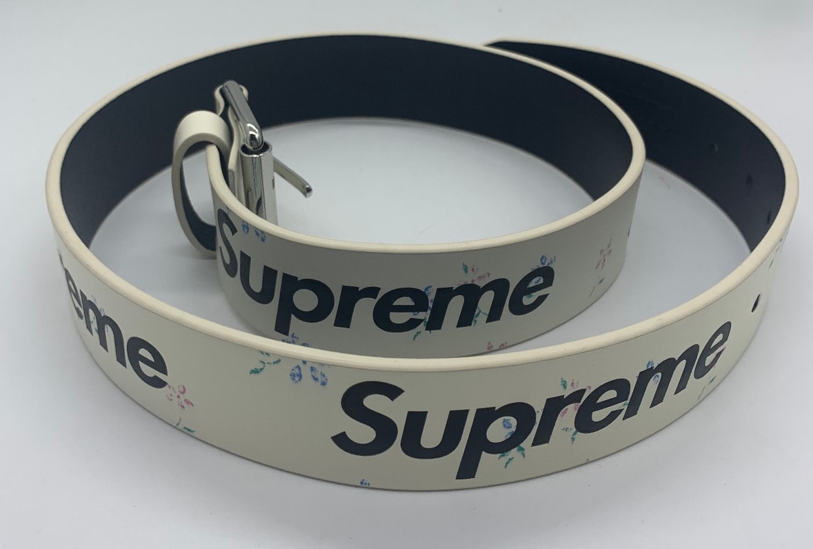 Supreme Repeat Leather Belt 