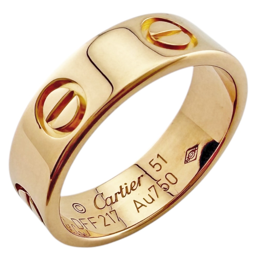 カルティエ ラブ リング 指輪 11号 18金 K18ピンクゴールド レディース CARTIER 中古