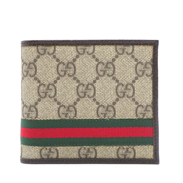 グッチ  二つ折り財布  GGプラス 138073  ベージュ