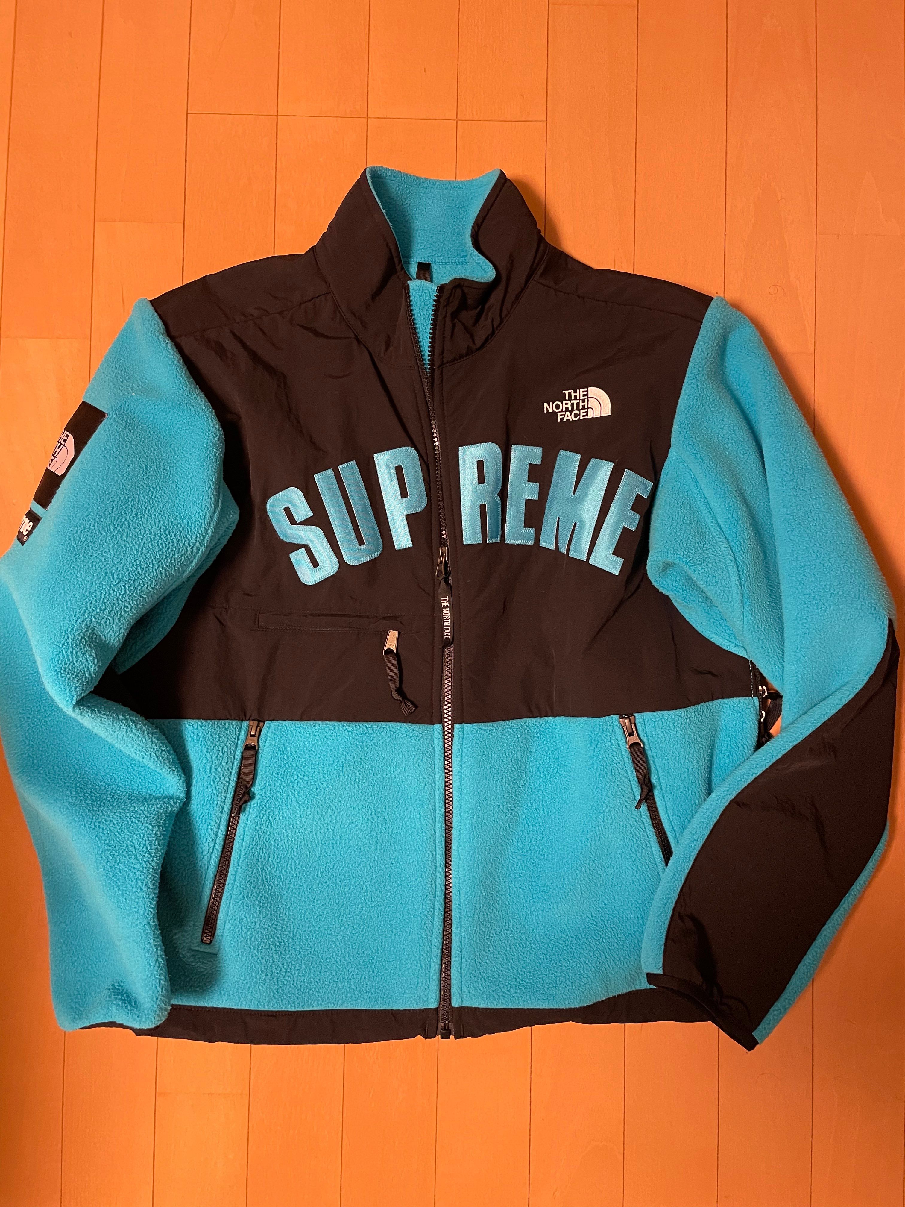 Supreme x The North Face Arc Logo Denali Fleece Jacket "Blue"
