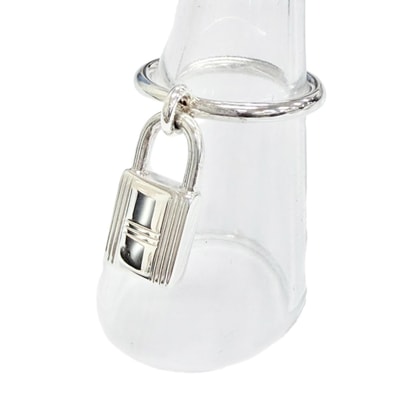 極美品 エルメス アミュレット カデナ リング AG925 51 JP11号
