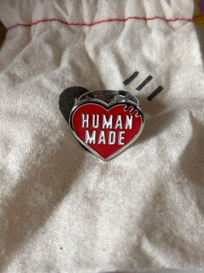 HUMAN MADE HEART RING "Red"
