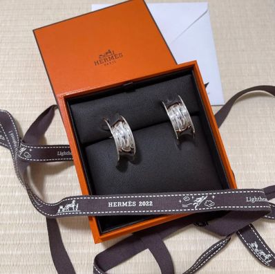 hermes エルメス レポンス ピアス シェーヌダンクル