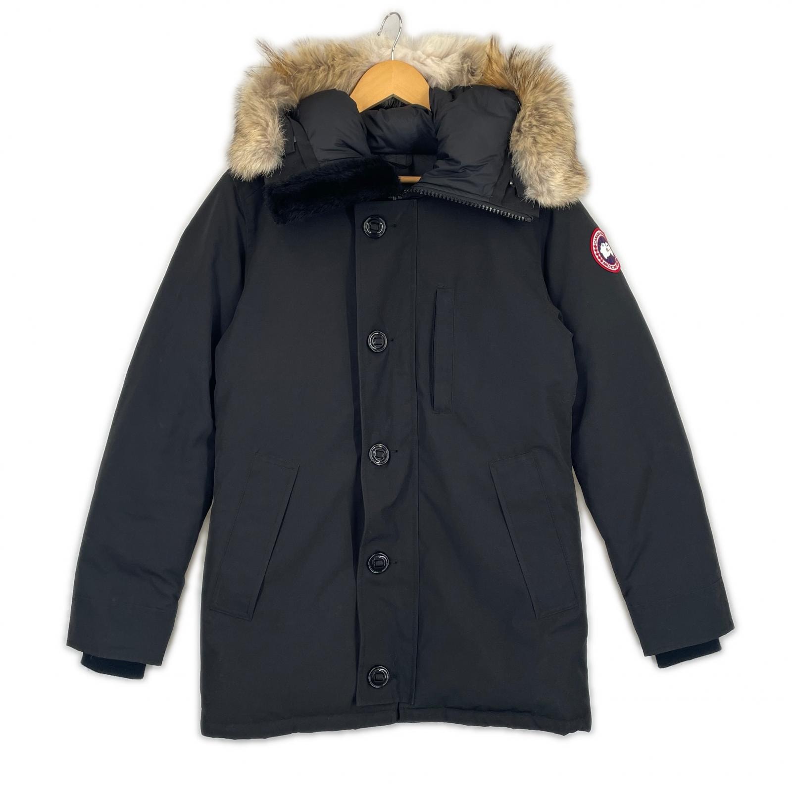 CANADA GOOSE カナダグース Jasper Parka 3438JM 秋冬 AW ダウンジャケット ポリエステル ブラック メンズ S【古着】【中古】