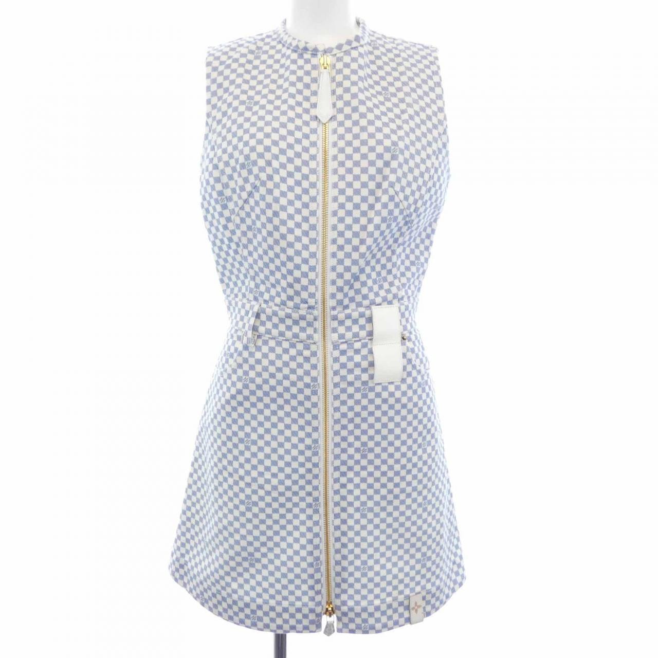 ルイヴィトン LOUIS VUITTON ダミエジップアップドレス FQRO72LGM ワンピース