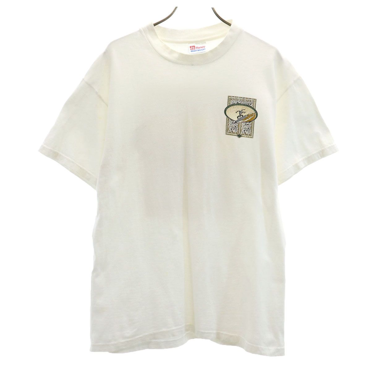 Hanes ヘインズ 90s オールド 半袖 Tシャツ M 白 ヘビーウェイト