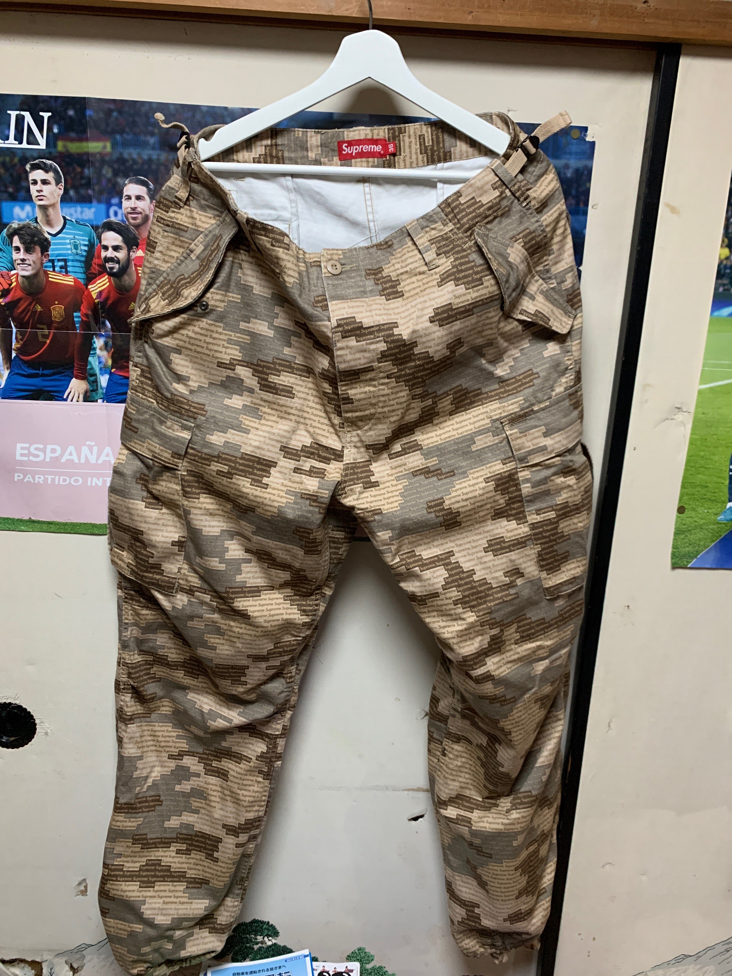 Supreme Cargo Pant "Tan Camo"(21SS)
