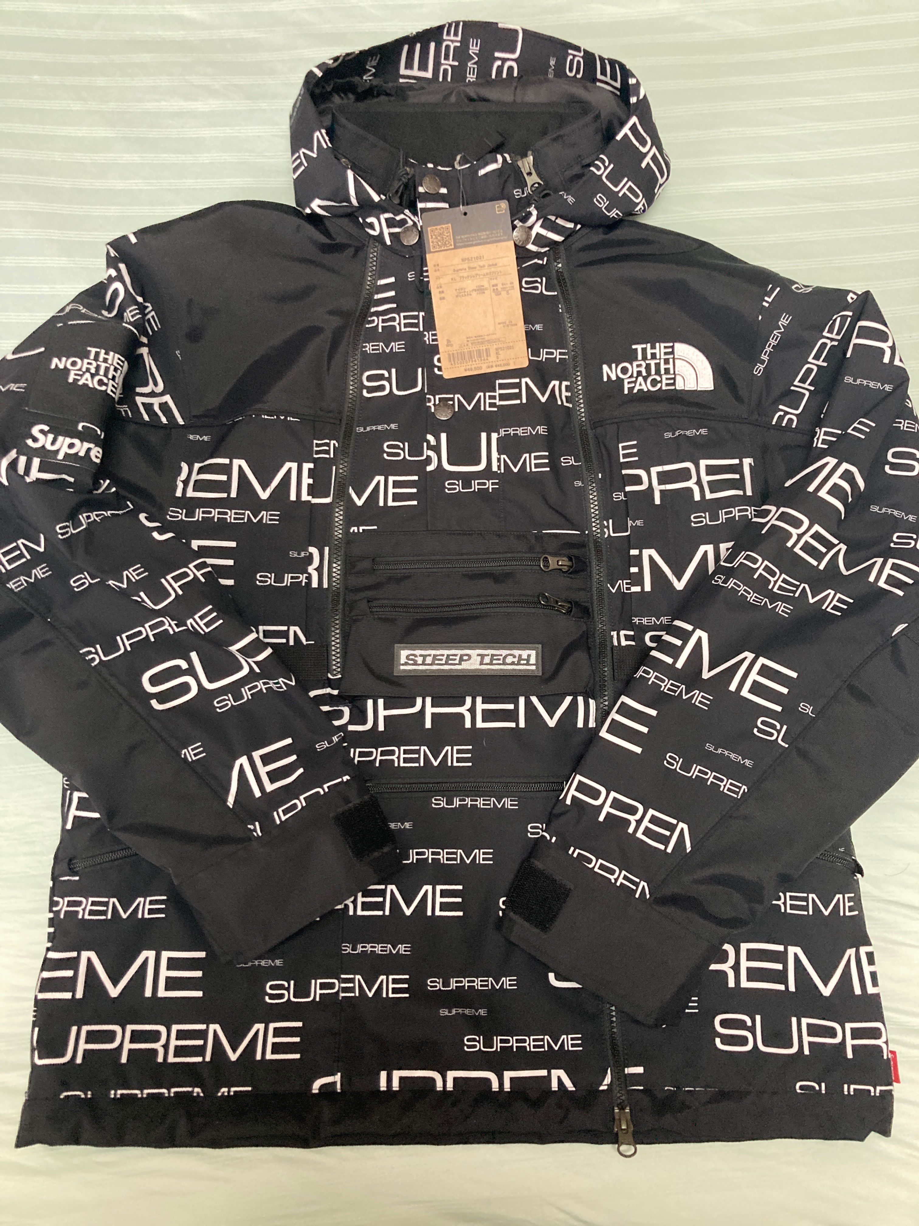 Supreme x The North Face Steep Tech Apogee Jacket "Black"