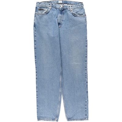 古着 90~00年代 カルバンクライン Calvin klein テーパードデニムパンツ メンズw34相当 ヴィンテージ/eaa640476
