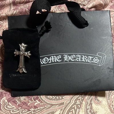 Chrome Hearts Double CH Cross Pendant S "Silver"