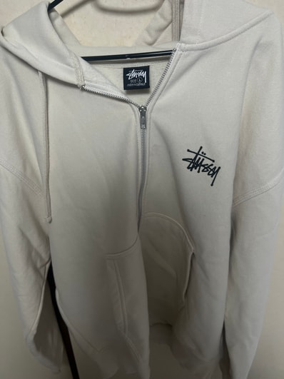 Stussy Basic Stussy Zip Hoodie 2023 "Khaki"