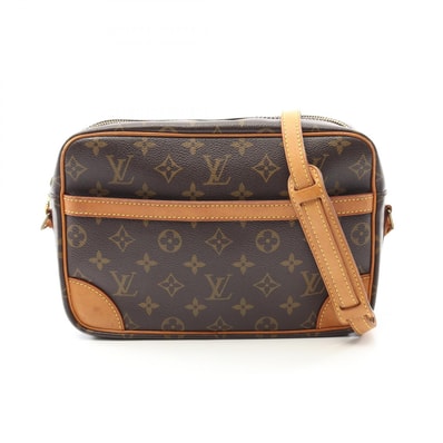 ルイ・ヴィトン LOUIS VUITTON トロカデロ27 ショルダーバッグ バッグ PVCコーティングキャンバス レザー モノグラム レディース ブラウン系 M51274 【中古】