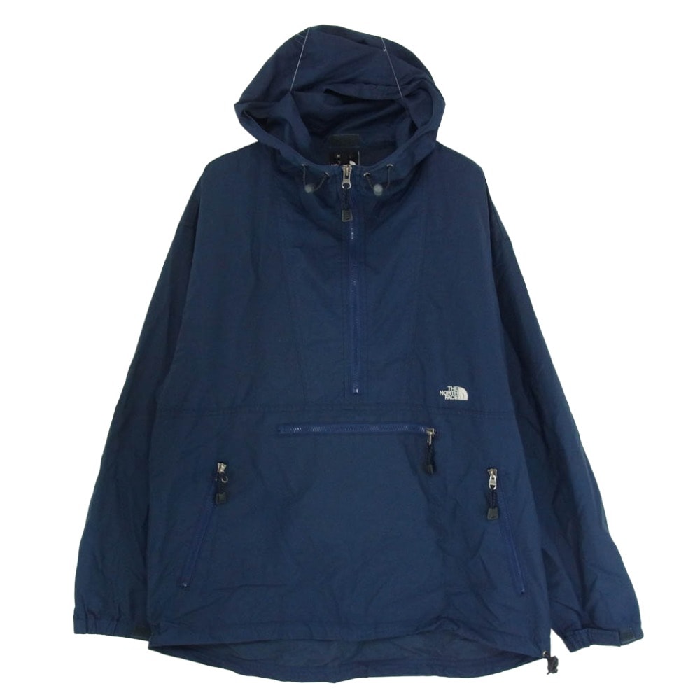 THE NORTH FACE ノースフェイス ジャケット NP-2312 90s COMPACT ANORAK コンパクト アノラック ナイロンジャケット ネイビー系 L【中古】