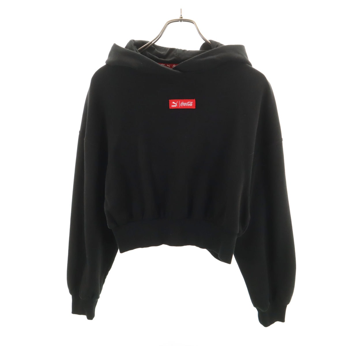 PUMA プーマ COCA-COLA コカコーラ コラボ 長袖 スウェットパーカー M ブラック プルオーバー