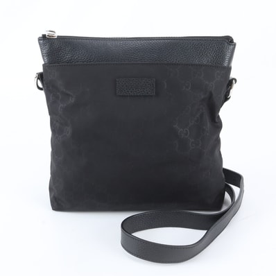 ■極美品 グッチ GGナイロン 510342 ショルダーバッグ
