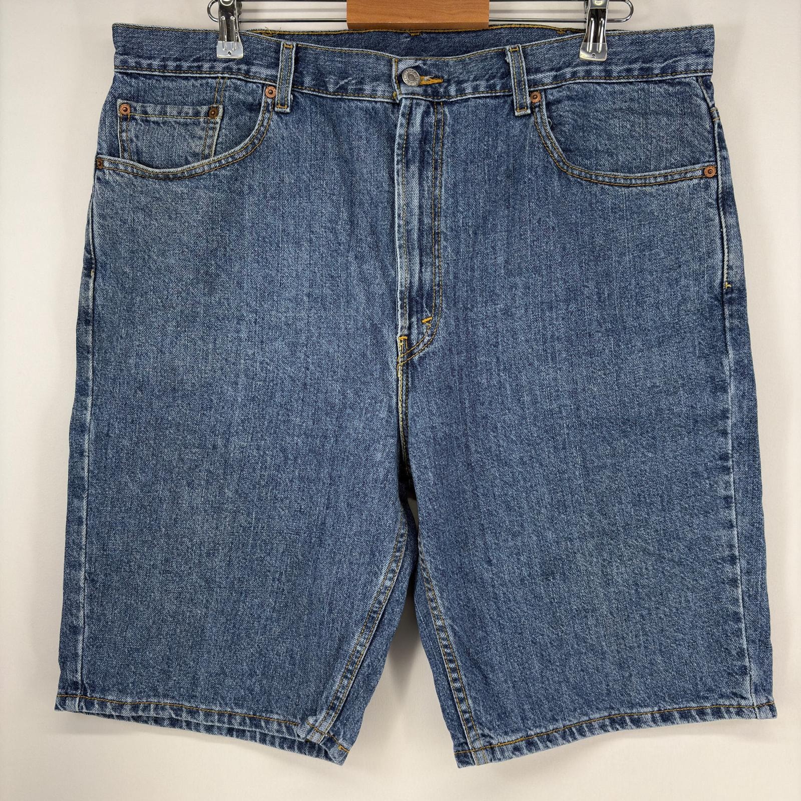 古着 リーバイス Levi's ショートパンツ デニム 5ポケット ストレート ジップ 505 ハーフパンツ ジーパン w40  ブルー メンズ