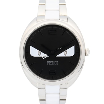 フェンディ FENDI バグズモンスター 腕時計 時計 ステンレススチール レディース ブラック系 21000M 【中古】