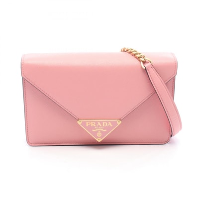 プラダ PRADA ショルダーバッグ バッグ レザー レディース ピンク系 1BD318NZVF0442 【新品】