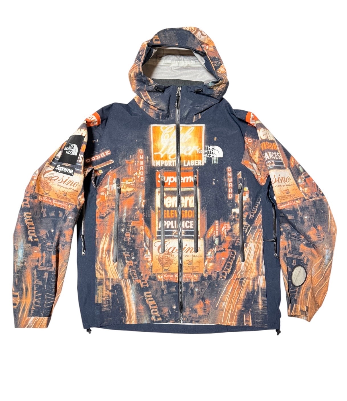 Supreme x The North Face Taped Seam Shell Jacket "Times square" NP52207I x NF0A82RK
