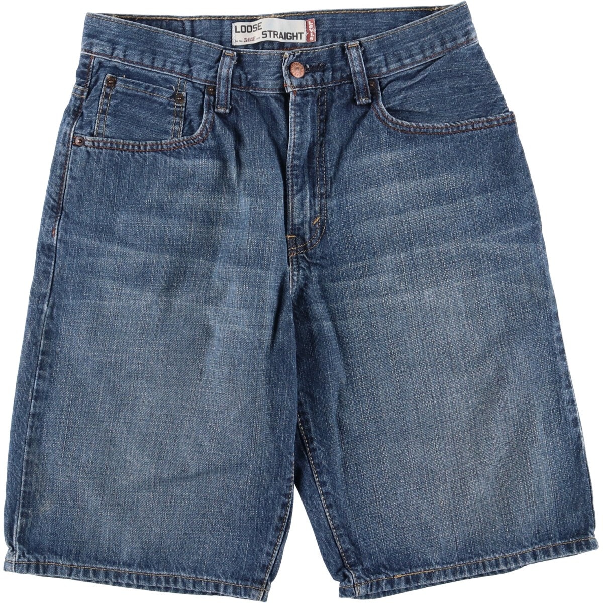 古着 リーバイス Levi's 569 LOOSE STRAIGHT デニムショーツ ハーフパンツ メンズw31相当/eaa563701