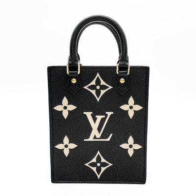 LOUIS VUITTON ルイ・ヴィトン プティット サックプラ ショルダーバッグ
2WAY モノグラム アンプラント M57937 レザー メタル ブラック レディース
【中古】