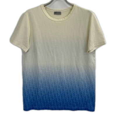 ディオールオム 美品 国内正規 023J600B0624 20AW オブリークグラデーション Tシャツ S