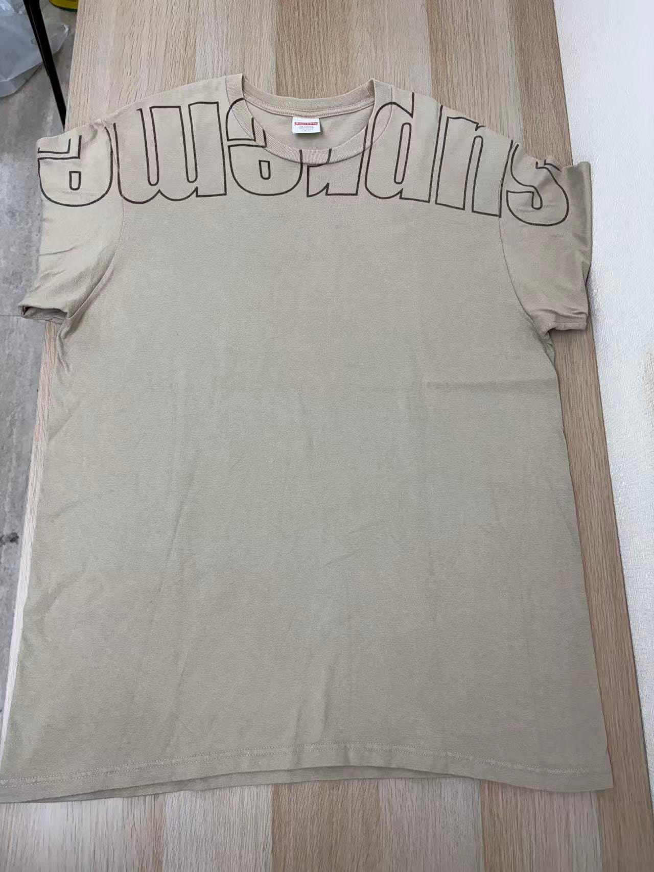 Supreme Upside Down Tee "Stone"
