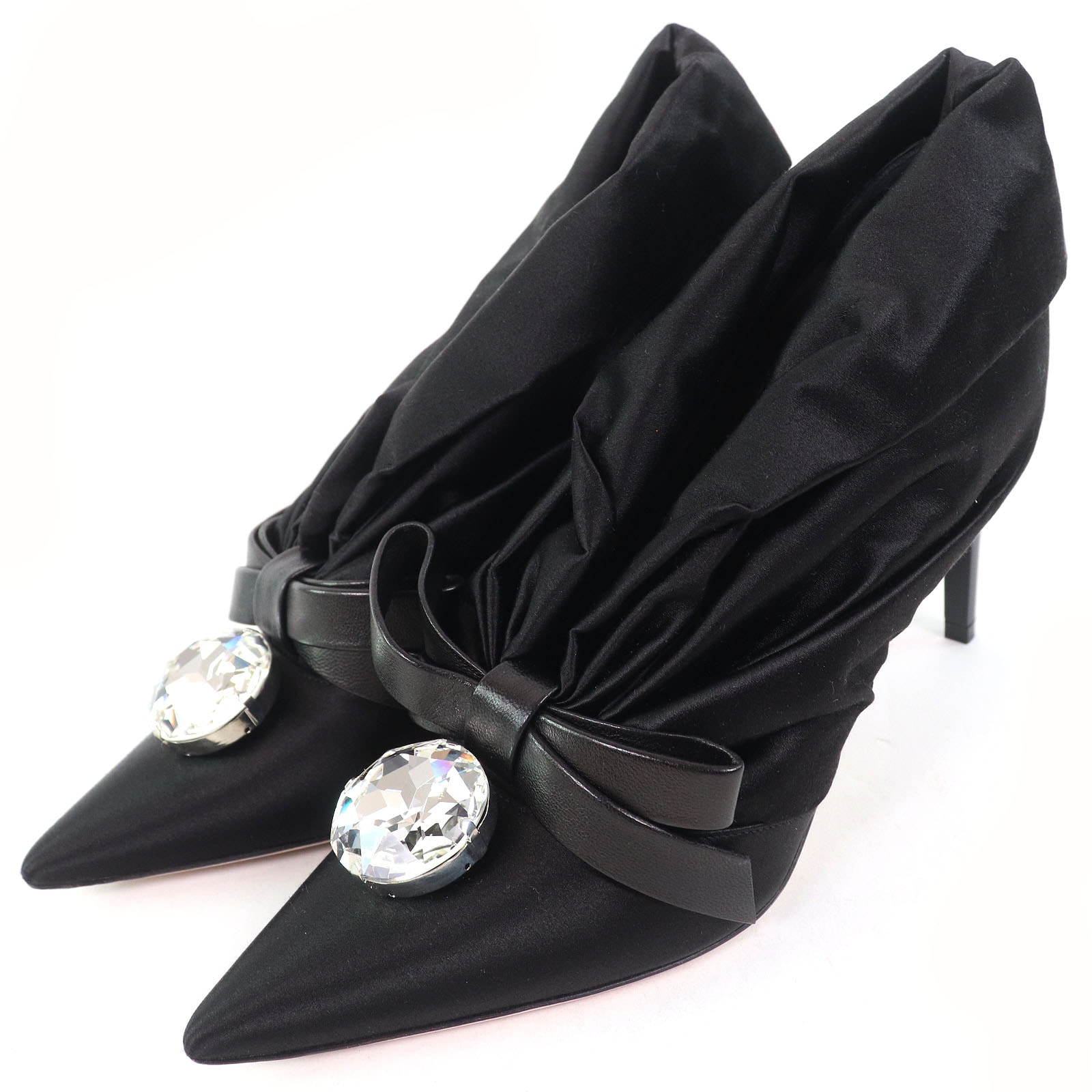 極美品 ミュウミュウ
パンプス ブラック レディース 36