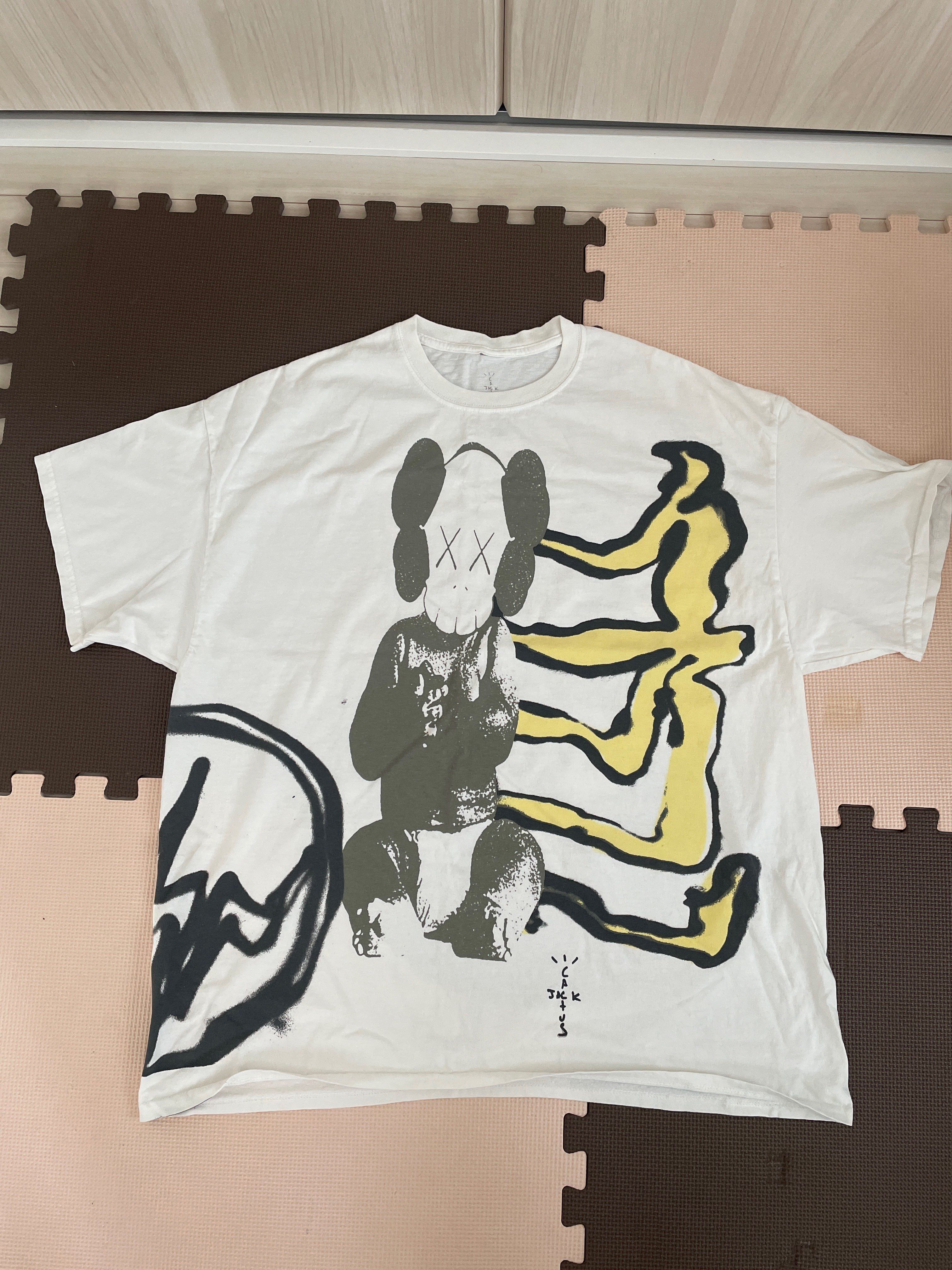 Travis Scott Cactus Jack x KAWS For Fragment Tee "White"