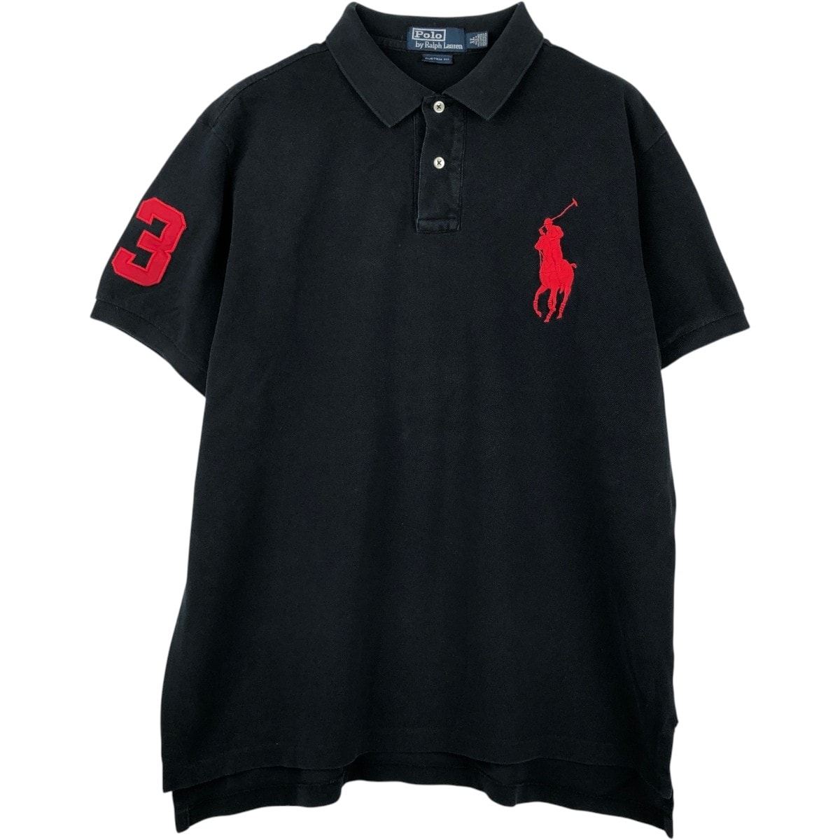 古着 ラルフローレン Ralph Lauren POLO by Ralph Lauren CUSTOM FIT ビッグポニー 半袖 ポロシャツ メンズXL相当/eaa654602