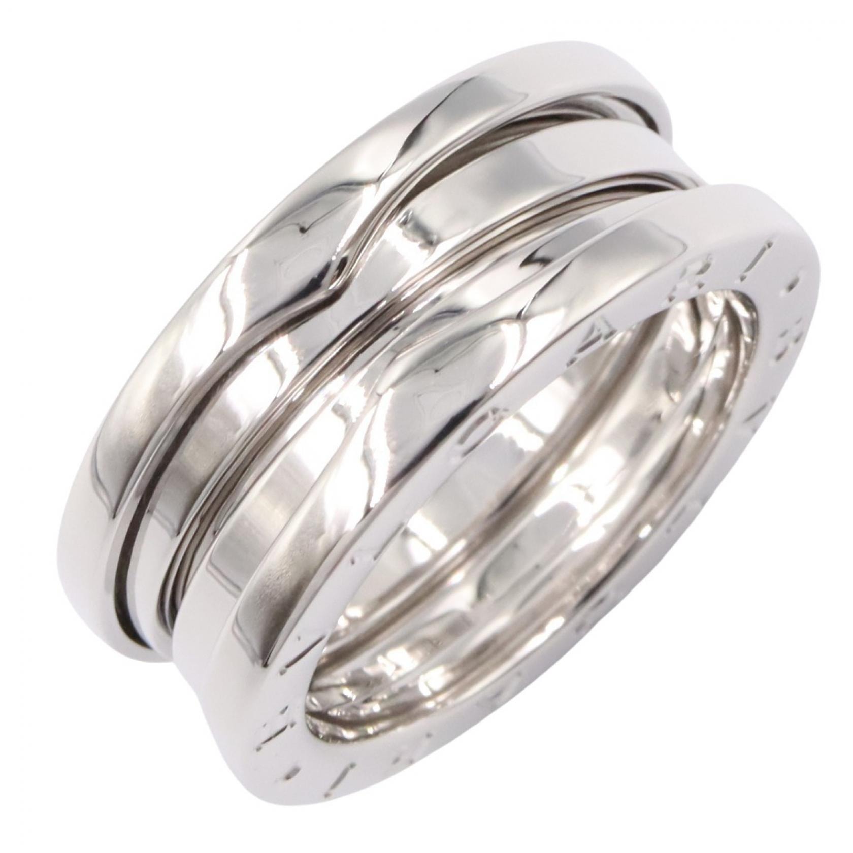 ブルガリ BVLGARI B-zero1 ビーゼロワン リング 3バンド リング・指輪 ジュエリー K18WG(ホワイトゴールド) メンズ レディース シルバー系 346583 【中古】