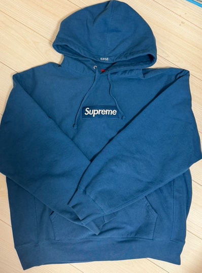 Supreme Box Logo Hooded Sweatshirt "Blue" (23FW)